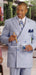 Sear Sucker Suit Mens Fashion Seersucker Sear sucker suit Blue Leisure Casual Suit For Sale