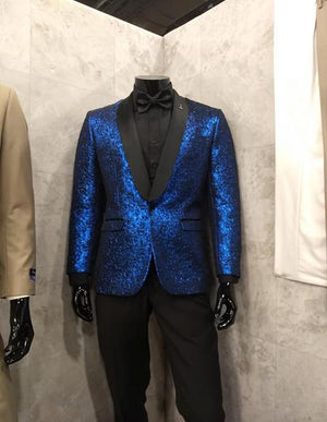 Men's Shawl Label Violet Colour