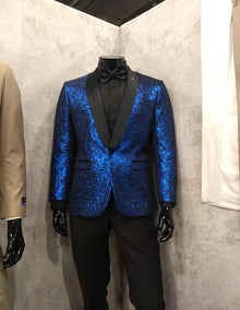 Men's  Shawl Label Violet Colour