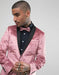 Men's Shawl Lapel One Button Pink Tuxedo