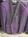 Mens Shiny Purple Tuxedo Jacket with Black Satin Shawl Lapel – Formal Party Blazer for Prom and Weddings