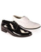 Oxfords Formal Men's Classic shiny flashy Lace Formal Men's Fashion Tuxedo For Men Dress Shoe For Men Perfect for Wedding in Black and White Tuxedo Shoes