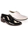 Oxfords Formal Men's Classic shiny flashy Lace Formal Men's Fashion Tuxedo For Men Dress Shoe For Men Perfect for Wedding in Black and White Tuxedo Shoes