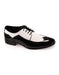 Men's Lace up Wingtip Tuxedo Men's Tuxedo Dress Shoe For Men Perfect for Wedding Black/ White Dress Tuxedo