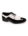 Men's Lace up Wingtip Tuxedo Men's Tuxedo Dress Shoe Men Perfect for Wedding Black/ White Dress Tuxedo