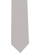 Men's Silver Polyester Extra Long Neck Tie-Men's Neck Ties - Mens Dress Tie - Trendy Mens Ties