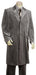 Mens Zoot Suit Mens Fashionable Long Suit Silver 45'' Long Jacket EXTRA LONG JACKET Maxi Very Long