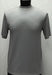 Men's Silver Classy Mock Neck Shiny Short Sleeve Stylish Shirt