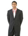 Men'S 2 Button Dark Black Super Hand Discounted Salenon Back Vent