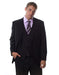 Brand: Caravelli Collezione Suit - Caravelli Suit - Caravelli italy Caravelli Men's  Black 3 Piece Classic Fit Suit
