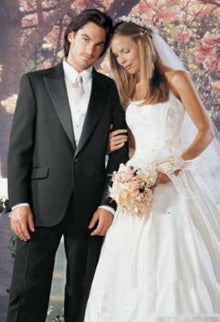 Big And Tall Tuxedos Jacket With Belfort 1 Button Peak Prom Tuxedo Black For Men