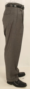 Men'S Wide Leg Single Pleated Pants Solid Gray Men'S Wide Leg Trousers - Cheap Priced Dress Slacks For Men On Sale