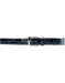 Real Authentic Skin Navy Blue All-Over Genuine World Best Alligator ~ Gator Skin Belt