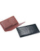 Men'S Genuine Exotic Animal Skin Ferrini ABCK Genuine Crocodile Check Book Wallet Black,Cognac