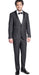 Men's Black Slim Fit Tuxedo with Shawl Lapel  Slim Fit Black Tuxedo - Skinny Fit Tuxedo