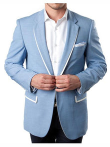 Blue Blazer With White Trim for Every Occasion