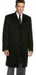 Black Slim Long Jacket Men'S Overcoat That Offers A Sleek, Modern Style Men'S Dress Carcoat ~ Car Coat