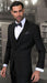 European Cut Style Three Piece Black Jacket & Pants Wedding - Prom Event Men'S Slim Fit Suits