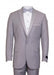 Men'S Light Gray 1 Cover Button Front Closure Slim Fit Suit Peak Lapel Tuxedo Suit - Wide Lapel Tuxedo