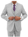 Men's Light Grey Three Piece  Slim Fit Fully Lined Suit