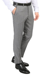 Mens Slim Fit Houndstooth Peak Lapel 2pc Suits