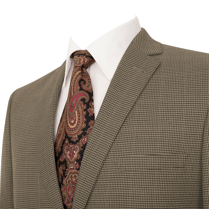 Mens 2 Button Slim Fit Light Brown Blazer - Image 4