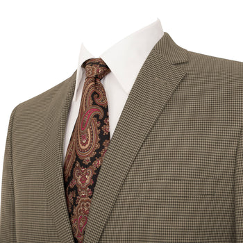 Mens 2 Button Slim Fit Light Brown Blazer - Image 4