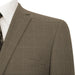 Mens 2 Button Slim Fit Light Brown Blazer