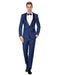 Mens Prom | Wedding Slim Fit Shawl Tuxedo Cobalt Blue