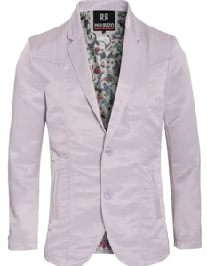 Men's Slim Fit Western Blazer Sportcoat Silver Sacos Vaqueros Para Hombre