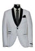 1 Button Slim Fitted Shawl Tuxedo White