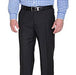 Men'S Satin Stripe Black Polyester Classic Fit Plain Front Tuxedo Pants