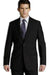 Retail $795 Side Vented 100% Solid Black 2 Button No Pleated 2 Piece Cheap Priced Business Suits Clearance Sale For Men