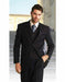Men's Solid Navy Athletic Cut Classic Suits