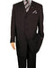 Men's Solid Simple Liquid Black Fashion Dress 38 Inch Long Jacket ALL SEASON Zoot Suit $139
