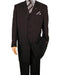 Men's Solid Simple Liquid Black Fashion Dress 38 Long Jacket ALL SEASON Zoot Suits $139