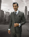 Men's Statement Suits Clothing Confidence Plaid Taupe 2 Button Double Breasted Vest Suit