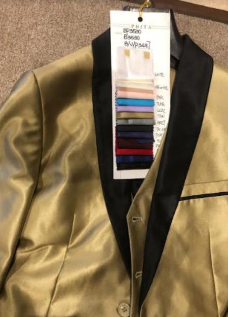Mens Suit Tan