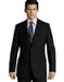 Men's Suits Solid Black Clearance Sale