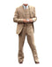 Men's Tan - Coffee Color Outfit Male Attire Great Gatsby Clothing Costumes Suits