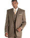 Alberto Nardoni Taupe ~ Slate ~ Brownish ~ Light Olive 3 Piece Vested 2 Buttons suits  Side Vented