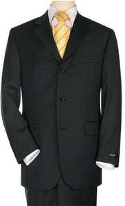 Men's 3 Buttons Men's Cheap Priced Business Suits Clearance Sale Jet Black premier quality italian fabric Super 150s