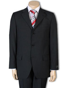 Cheap Priced Men's Dress Suit For Sale 3 or 4 Button Style Jet Black Light Weight On Sale