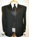 3 Button Notch Collor Super 130's Wool Jacket + Pants