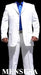 Men'S All White Suit For Men Joun Paul 3 Buttons Super Cool Suit