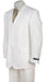 Pure Solid Light Non Wrinckle 3 Buttons Men'S Dress Suits For Men - All White Suit