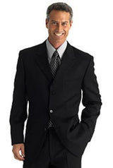 Rayon 3 buttons 100% Soft black color Niceest Cool Polyster summer Suits