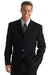 Rayon 3 buttons 100% Soft black color Niceest Cool Polyster summer Suits