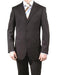Men's premier quality Online Sale Clearance Three - 3 Buttons Style Double Vent Liquid Black Supe