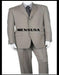 Luxeriouse High End Side Vented 3 Buttons Super 140's Wool 3 Buttons